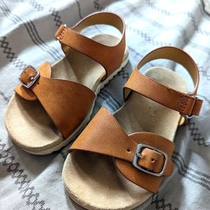 Brown Toddler Girl Sandals